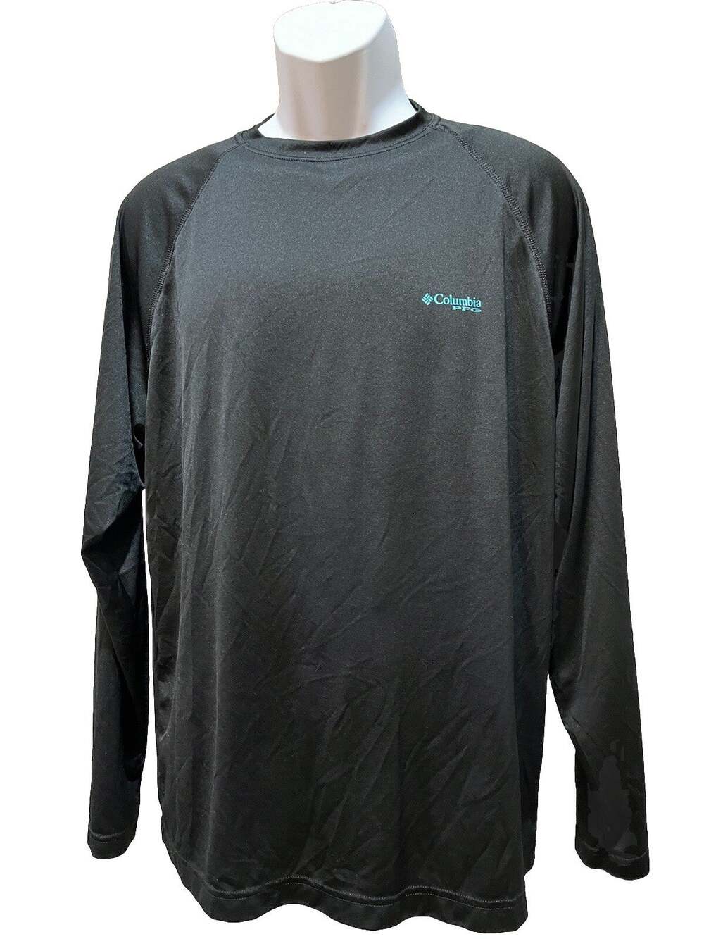 Columbia Sportswear Men's Black Terminal Tackle Shirt Size Medium Fishing Hunt
